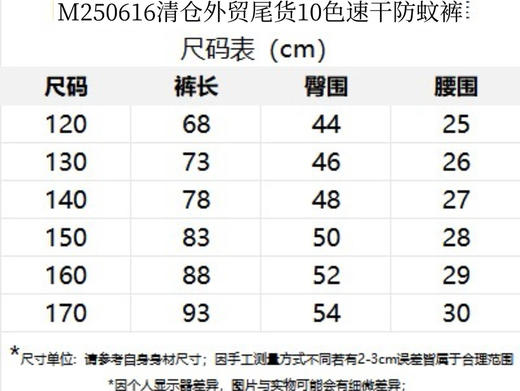 外贸速干防蚊裤 商品图2
