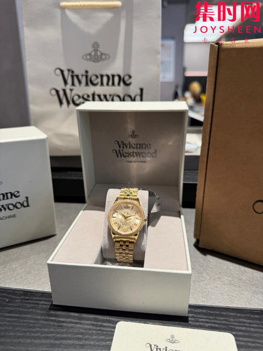 原单薇薇安西太后VV327 女士石英腕表 表径32mm 叛逆时光 优雅绽放 商品图5
