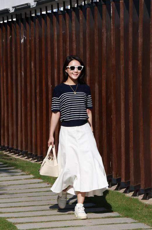 随澜|法式设计不规则鱼尾牛仔裙 商品图1