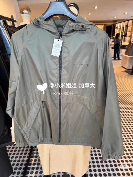 F031652男士卡其纯色连帽轻便户外夹克春秋薄外套风衣防晒服 商品图9