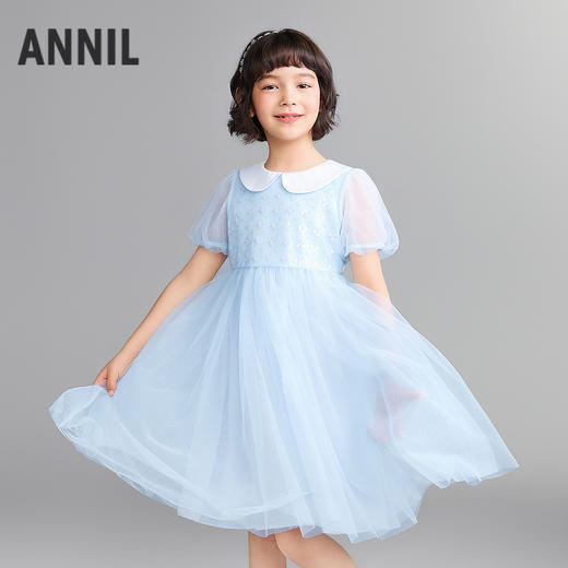 【实体店同款】女童礼裙夏季新款安奈儿童装AG623065 商品图0