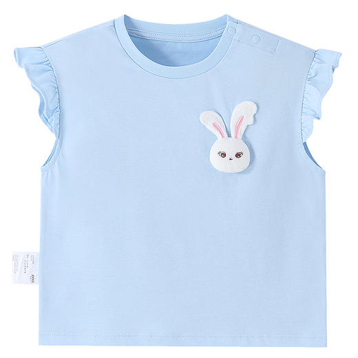 【实体店同款】女童圆领上衣夏季新款安奈儿童装XG621200 商品图7