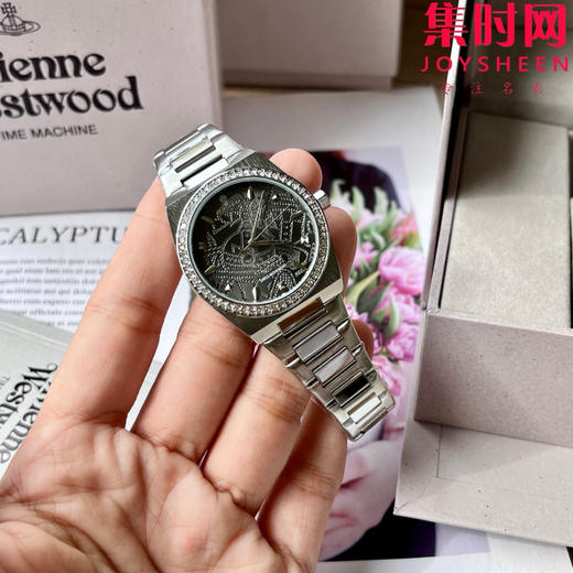 原单薇薇安西太后 女士石英腕表 印花纹路 表径34mm 商品图7