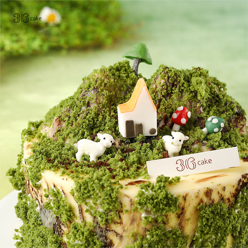 白羊座 ∙ 见春山 ∙ 佛手柑芒芒牛乳慕斯，可选6英寸  | 36 CAKE