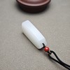 新疆和田玉且末料羊脂玉厚实雅致小平安牌 312-19 商品缩略图5