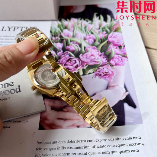 原单薇薇安西太后 女士石英腕表 印花纹路 表径34mm 商品图5