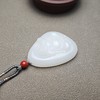 新疆和田玉且末料羊脂玉精美如意佛牌 312-14 商品缩略图5