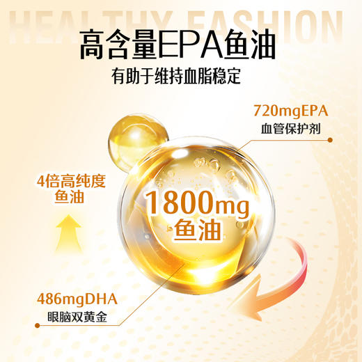 Swisse倍浓度浓缩野生鱼油胶囊60粒（青少年6-18岁）补脑提高记忆力 商品图3