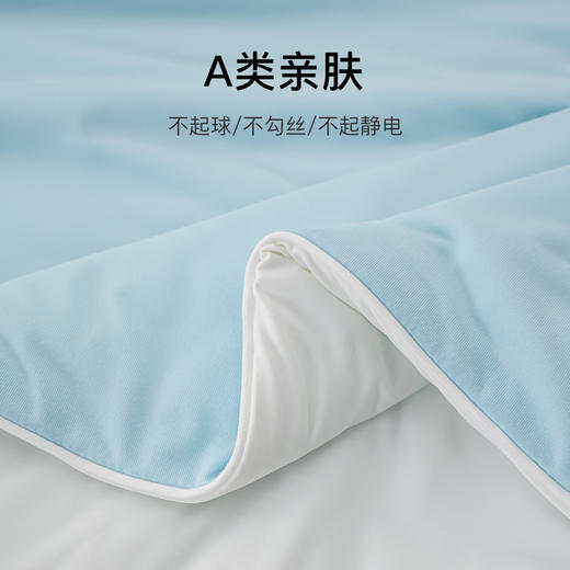 【板牙DU家价】舒飘儿soft奶盖超柔凉感夏被-轻睡蓝 | 凉而不冰面料、细腻柔软、亲肤透气【HZ】 商品图4