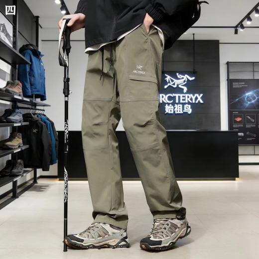 F031649高密度特定梭织全棉纱卡面料立体剪裁户外机能风工装裤 商品图6