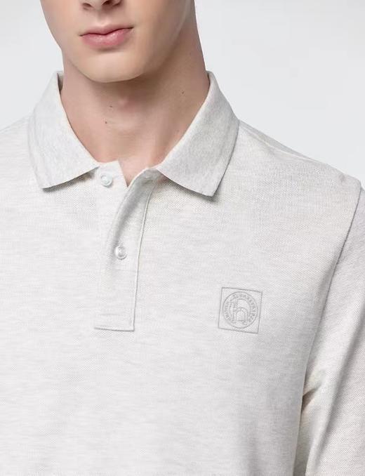 F031610春季新款休闲商务百搭通勤纯棉翻领长袖POLO上衣 商品图12