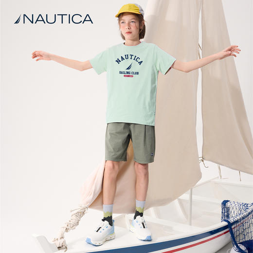 NAUTICA诺帝卡 针织短袖T恤 商品图7