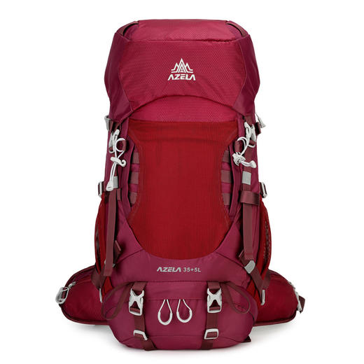 【赠防雨罩】阿泽拉/40L户外登山包徒步运动出行大容量双肩包轻便露营爬山运动背包 商品图9