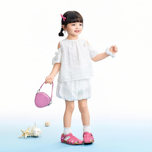 【实体店同款】女童圆领上衣夏季新款安奈儿童装XG621207 商品图3