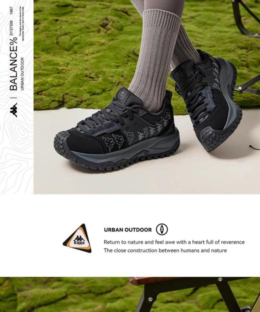 XXM卡帕背靠背运动鞋复古厚底老爹鞋男女跑步登山鞋 商品图1