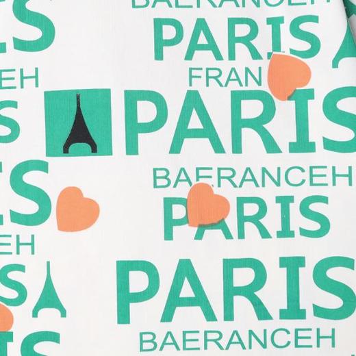 26T147SDSA男装2026新款高贵轻奢美式撞色满印字母印花圆领短袖T恤百搭 商品图4