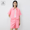 Marc O'Polo/MOP夏季新款好看短款时尚高级感亚麻上衣女短袖衬 商品缩略图2