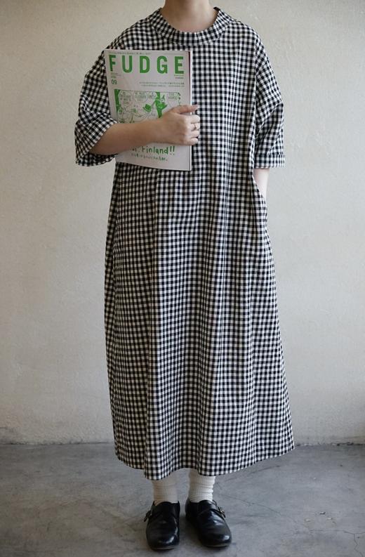 Atelier d'antan 圆领格纹连衣裙 商品图2