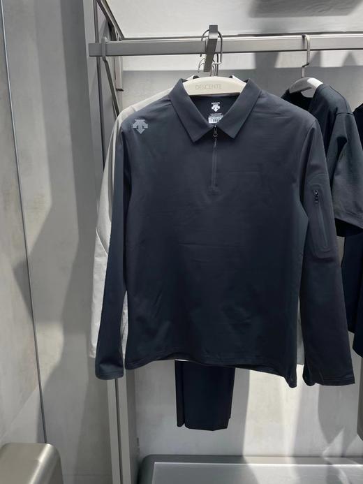 F0316104男士运动休闲通勤百搭半拉链polo长袖上衣 商品图7