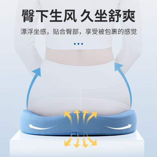 【物理降温❗久坐不累】果冻蜂窝凝胶坐垫硅胶冰垫椅子垫办公室久坐座垫夏季汽车凉垫屁垫。rh 商品图2