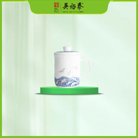 吴裕泰瓷质新海浪三件杯