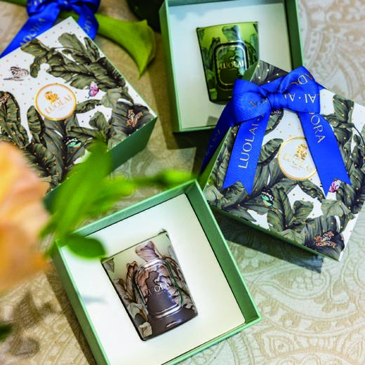 罗莱悦礼-雨林蕉影杯装香氛蜡烛柔和米 商品图2