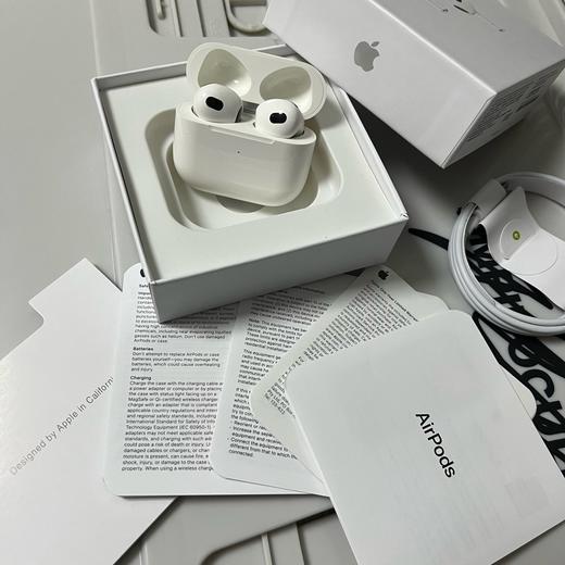 苹果新款 AirPods3 ［新三代］无线蓝牙耳机 官网版本安卓可用 商品图3