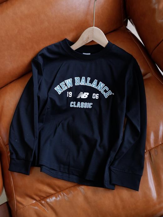 二店y 【2614】客供面料，进口印花， NB插肩长袖T恤 商品图7