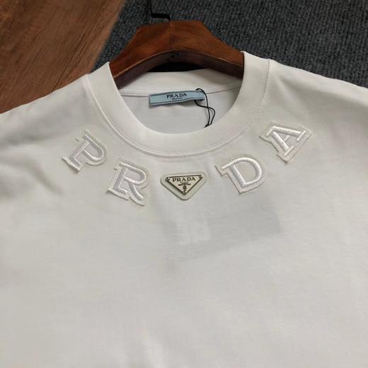 F0316112春夏新款铁标印花logo贴布刺绣圆领短袖T恤 商品图3