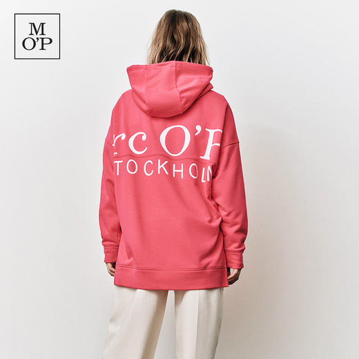Marc O'Polo/MOP25春秋季新款品牌logo印花上衣纯棉连帽卫衣女士 商品图3