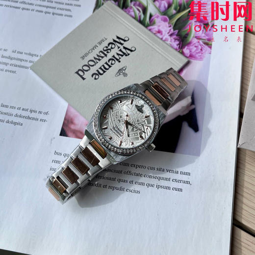 原单薇薇安西太后 女士石英腕表 印花纹路 表径34mm 商品图3