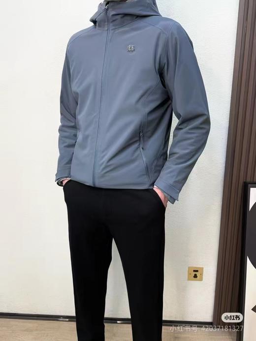 F031618春季新款防泼水防风保暖软壳衣男女同款夹克外套 商品图11