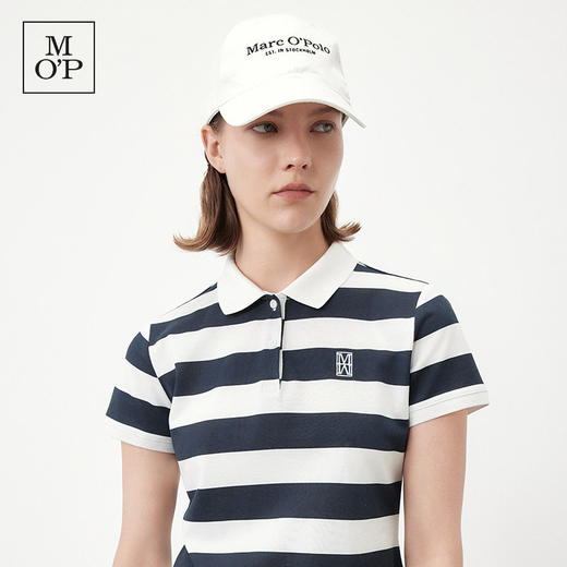 Marc O'Polo/MOP夏季新款好看品牌经典设计条纹收腰POLO连衣裙女 商品图4