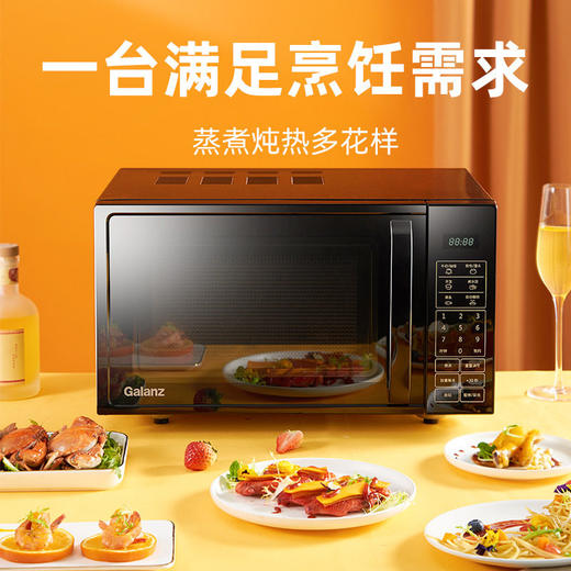 格兰仕微波炉20L平板内胆家用多功能智能预约热饭菜微波炉DG(B0) 商品图0