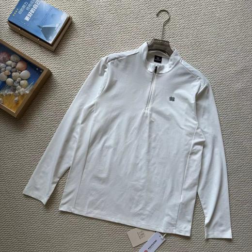 F031651吸湿速干T恤男女S-FUNCTIONAL亲肤柔软半拉链长袖T恤 商品图4