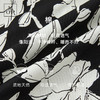 Marc O'Polo/MOP夏季新款好看黑白自然植物印花收腰短袖连衣裙女 商品缩略图2