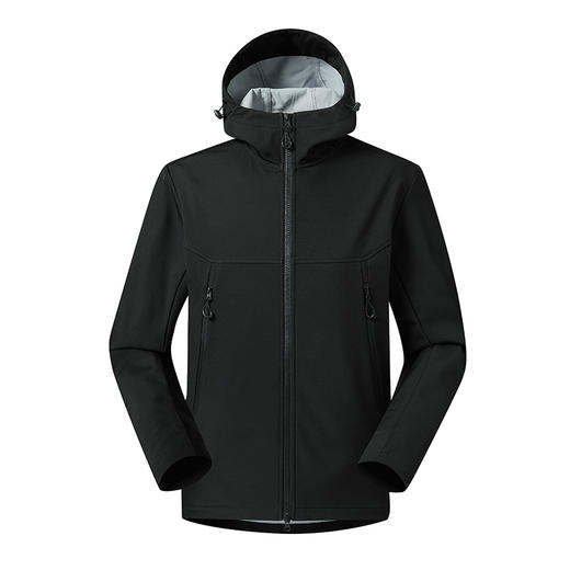 雪梵莱【男女款山系软壳防风衣】 防油防污，耐磨，防水， 日常 露营 登山旅游 统统能穿 微绒可跨度三个季节#LYZ 商品图3