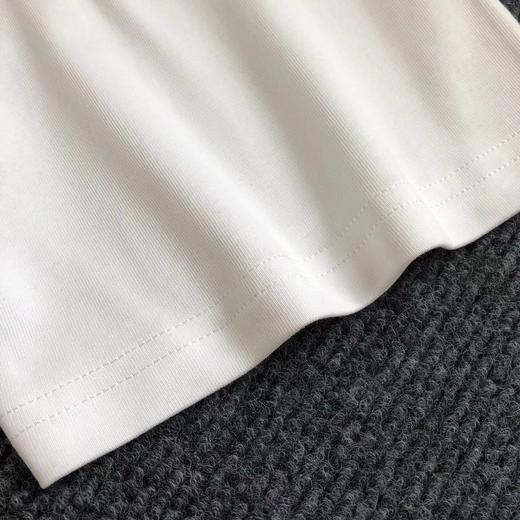 F0316112春夏新款铁标印花logo贴布刺绣圆领短袖T恤 商品图6