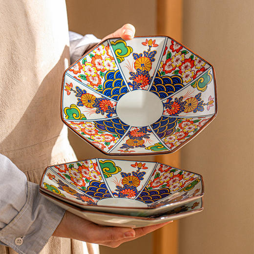 摩登主妇中式餐具漂亮盘子饭碗家用2026新款高级感碗具拉面碗汤碗 商品图2