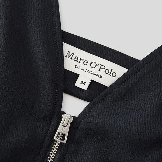 Marc O'Polo/MOP 2024春季新款V领拉链低胸修身气质连衣裙子女士 商品图2