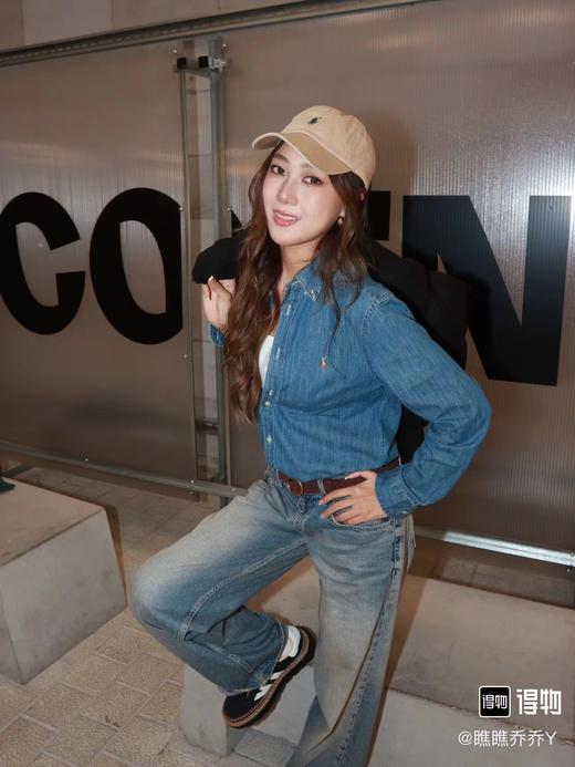 F031609春季新款复古老钱风刺绣男女同款棉质好看百搭长袖衬衣 商品图6