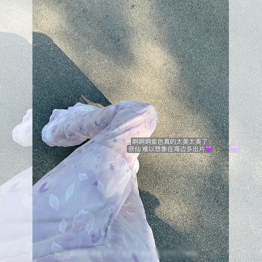 西遇度假风吊带连衣裙女2026年夏季新款印花收腰薄纱长裙仙女裙SS060221 商品图3