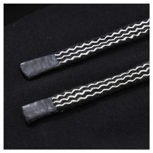 半身缘女裤 春季撞色抽绳显高宽松中直筒休闲裤261102U10320223 商品图6