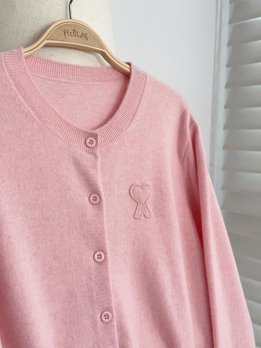 100% 绵羊毛爱心刺绣开衫|温柔到骨子里的春日刚需，现货 商品图6