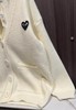F031686慵懒随性毛衣米白色V领宽松落肩针织开衫 商品缩略图5