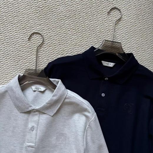 F031610春季新款休闲商务百搭通勤纯棉翻领长袖POLO上衣 商品图2