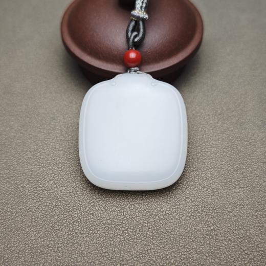 新疆和田玉且末料羊脂玉精品平安牌 312-5 商品图0