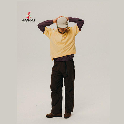 【26新款】GRAMICCI小野人男款尼龙拼接徒步休闲长裤G6SM-P069 商品图2