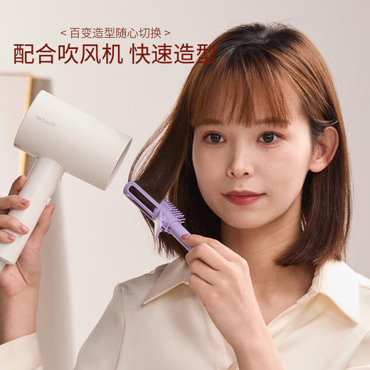 【双重模式❗小巧便捷】自主设计高颅顶可伸缩卷发梳造型梳便携烫发棒烫发夹美发梳。xa 商品图2