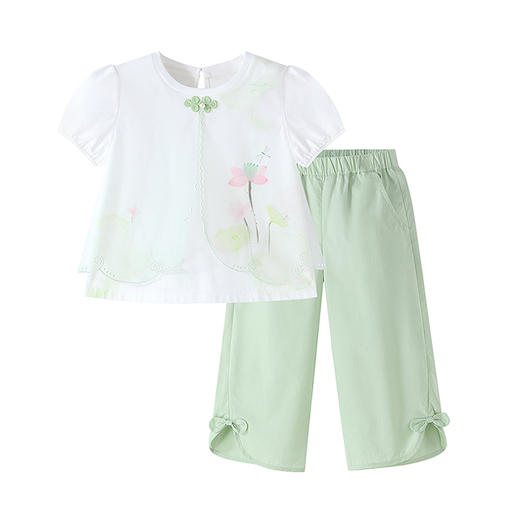 【实体店同款】女童套装夏季新款安奈儿童装XG621198 商品图5